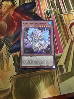 Yugioh Crystron Sulfador - OP30-EN005 - Super Rare NM Yugioh - Image 1