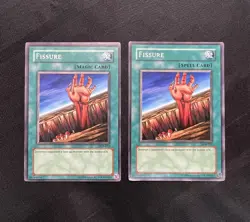 Yu-Gi-Oh Fissure LOB-057 Rare OG Print Unlimited Very Lightly Played x2 Set of 2 - Image 1