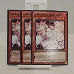 Yu-Gi-Oh! Konami Ash Blossom & Joyous Spring LCKC ENC09 Kaiba common x3 - Image 1