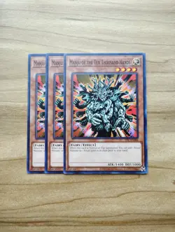 Yu-Gi-Oh! - Manju Of The Ten Thousand Hands 3X - Complete Playset - Image 1