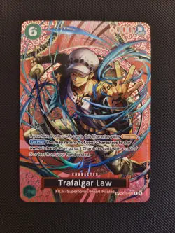 Trafalgar Law SP OP13-031 EN Adventure on KAMI’s Island One Piece Art Foil - Image 1