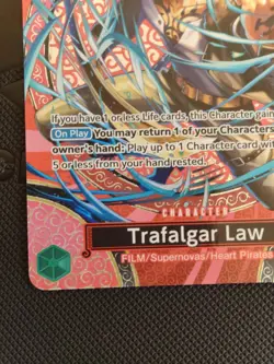 Trafalgar Law SP OP13-031 EN Adventure on KAMI’s Island One Piece Art Foil - Image 4