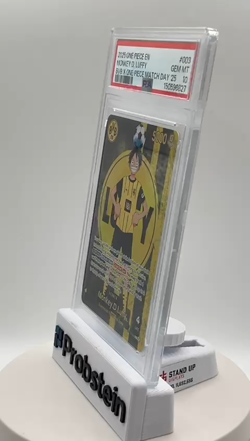 2025 ONE PIECE PROMOS BVB X ONE PIECE MATCH DAY 2025 #003 MONKEY D. LUFFY PSA 10 - Image 2