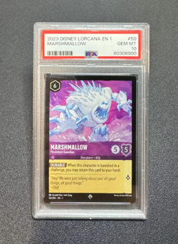 Disney Lorcana First Chapter - Marshmallow Persistent Guardian #50 SR - PSA 10 - Image 1
