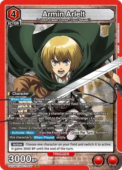 Armin Arlelt Foil - UE10BT/AOT-1-077 NM - Union Arena - Image 1
