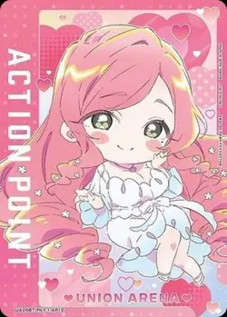 Union Arena UA26BT/RLY-1-AP12 Action Point Card Hanazono Habasato Mini Character - Image 1