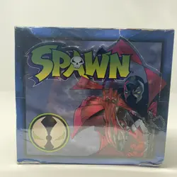 1995 Todd McFarlane's Spawn Trading Cards Box unopened and still wrapped Image - Image 1
