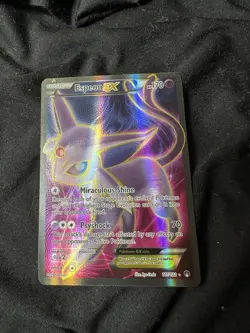 Espeon EX 117/122 Ultra Rare Full Art Holo 170 HP Breakpoint Pokemon Card - Image 1