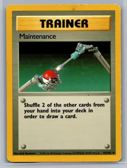 Maintenance Base Set #083/102 Uncommon Pokemon Card - Image 1