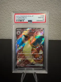 PSA 10 GM Charizard ex 185/165 Sv2a: Pokemon Card 151 Holo (Japanese) - Image 1