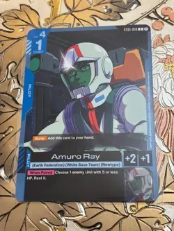 Gundam Card Game Amuro Ray Common Starter Deck 01: Heroic Beginnings ST01-010 - Image 1