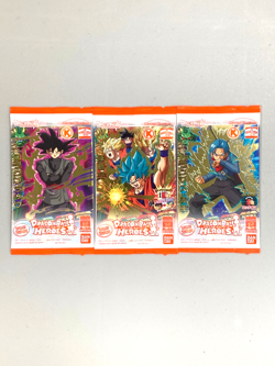 Goku Black, Goku, Trunks - Circle K Promo Set of 3 - Dragon Ball Heroes Card - Image 1
