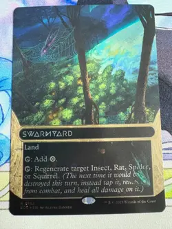 2025 MTG Edge Of Eternities Swarmyard Borderless Galaxy Foil #132 - Image 1