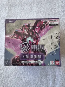 Gundam Card Game-Steel Requiem-GD03-English Version-Booster Box-New & Sealed - Image 1