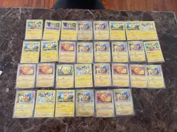 Pokemon Pikachu Card Lot Of 35 - Image 1