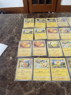 Pokemon Pikachu Card Lot Of 35 - Image 2