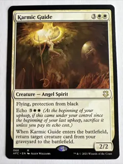 1x - Karmic Guide - CMR: Forgotten Realms - NM MTG - Image 1