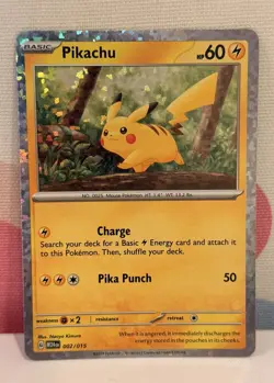 Rare! 2025 Pokemon PIKACHU 2/15 HOLO FOIL McDonalds Dragon Discovery Card - Image 3