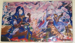 MTG Wandering Emperor cherry blossoms viewing Playmat 1 day shipping - Image 1
