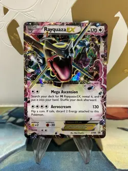 Rayquaza EX XY69 Pokemon TCG XY Promo Ultra Rare Card LP - Image 1