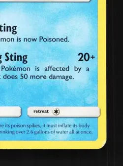 Qwilfish 21/73 LP Shining Legends English Pokemon Card TCG - Image 3