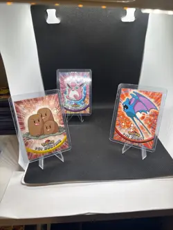 Pokemon 1999 Topps Blue Label Lot of 10 Cards; TV Animation, Vintage HP-MP - Image 1