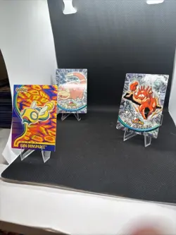 Pokemon 1999 Topps Blue Label Lot of 10 Cards; TV Animation, Vintage HP-MP - Image 3