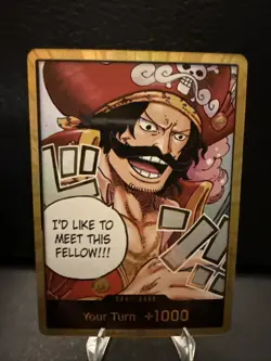 DON!! Card (Gol.D.Roger) (Gold) Carrying On His Will Foil - Image 1