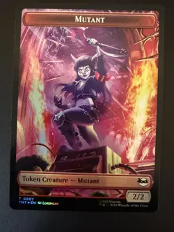 Mutant / Mutagen MTG Teenage Mutant Ninja Turtles 0007 & 0009 Token Foil NM - Image 1