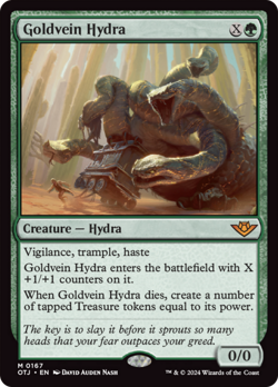 Goldvein Hydra [Outlaws of Thunder Junction] Magic MTG - Image 1