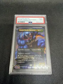 2025 MTG MARVEL'S SPIDER-MAN ETERNAL #0022 VENOM, DEADLY DEVOURER PSA 9 - Image 1