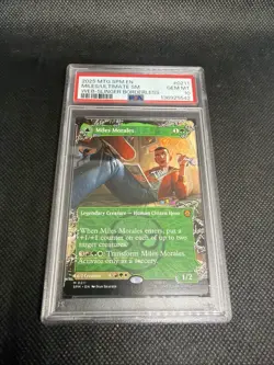 2025 MTG MARVEL'S SPIDER-MAN #0211 MILES MORALES/ULTIMATE SPIDER-MAN PSA 10 - Image 1
