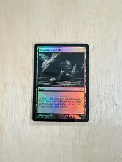 Bloodstained Mire - DCI Foil Retro Fetch Land - High End - MTG - Image 1