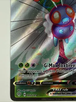 Butterfree VMAX 002/189 Swsh03: Darkness Ablaze Holo Pokemon Card TCG - Image 5