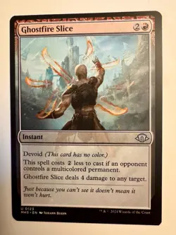 Ghostfire Slice (123) Modern Horizons 3 MH3 MTG Magic - Image 1