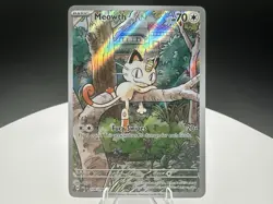 Pokemon Meowth 106/094 Me02: Phantasmal Flames Illustration Rare Holo 70 HP - Image 1