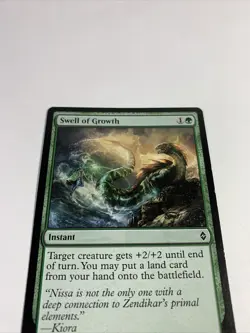 MTG Swell of Growth Battle for Zendikar 191/274 Regular Common - Image 3