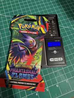 x5 Heavy Pokemon TCG: Phantasmal Flames Booster pack Blister sleeve SEALED - Image 3