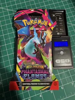 x5 Heavy Pokemon TCG: Phantasmal Flames Booster pack Blister sleeve SEALED - Image 4