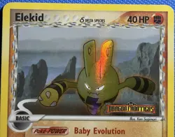 Elekid Delta Species 48/101 Stamped Pokemon EX Dragon Frontiers Reverse Holo MP - Image 2