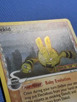 Elekid Delta Species 48/101 Stamped Pokemon EX Dragon Frontiers Reverse Holo MP - Image 4