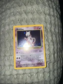 Pokemon 1st Edition Mewtwo Holo Very Rare Pokemon Card - Image 1