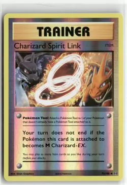 Charizard Spirit Link 75 Reverse Holo Evolutions Pokemon Reverse Holo NM - Image 1