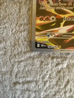 Pokemon TCG Ethan's Typhlosion Destined Rivals Illustration Rare Card 190/182 - Image 4