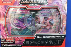 2025 POKEMON League Battle Deck TCG Includes Team Rocket's MEWTWO EX Cards NEW - Image 4