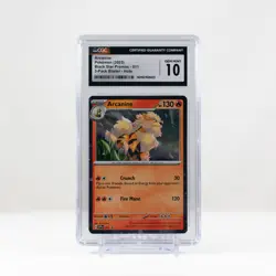 Pokemon Arcanine Black Star Promo Cosmos #011 2023 - CGC 10 GEM MINT - Image 2