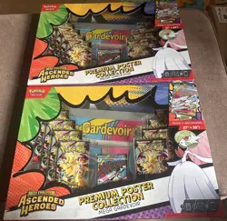 Pokemon Ascended Heroes Mega Gardevoir Poster Collection x2 | SEALED - Image 1