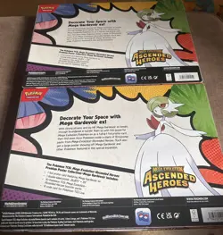 Pokemon Ascended Heroes Mega Gardevoir Poster Collection x2 | SEALED - Image 3