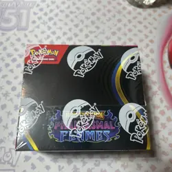 Pokemon Mega Evolution Phantasmal Flames Booster Box with Plastic Protector - Image 1