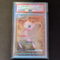 2023 Pokemon Mew EX #205 EN-151 PSA 10 - Image 1